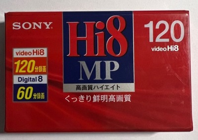 KasetA Sony Hi8 Digital8 P6-120HMP3 120min