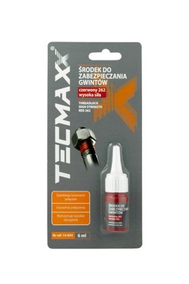 КЛЕЙ DO GWINTÓW 6ML КРАСНЫЙ МОЩНЫЙ /TECHMAXX/