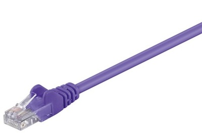 Kabel sieciowy LAN UTP CAT 5e RJ45 Fioletowy 5m