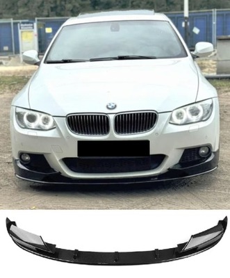Накладка бампера спліттер перед bmw e92 e93 pre przedlift карбон фото №1