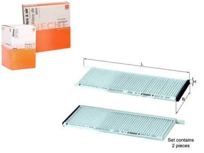 Knela 195/s фильтр кабины hyundai accent ii, getz 1 фото №1