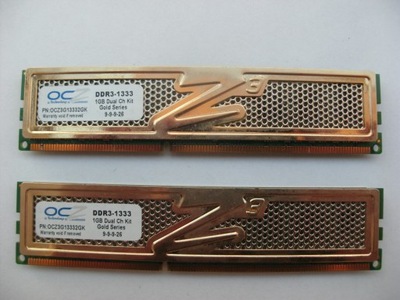 Pamięć RAM OCZ DDR3 2x 1GB 1333