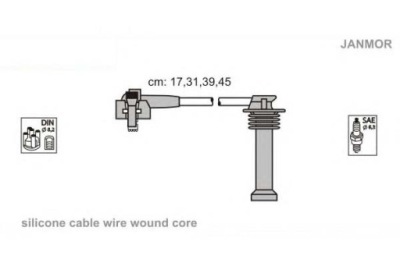 Janmor провода зажигания ford courier 1.4 i j5_. фото №1