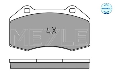 MEYLE PADS BRAKE FRONT RENAULT CLIO III MEGANE II MEGANE III  