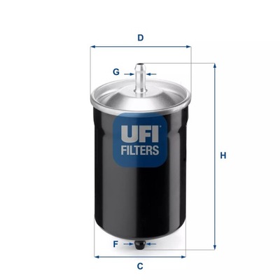 ФИЛЬТР ТОПЛИВА UFI 31.500.00