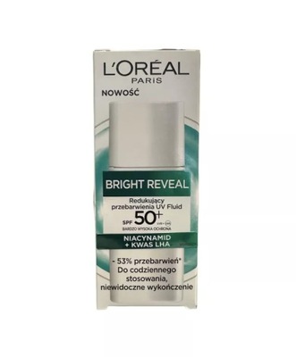 LOREAL BRIGHT REVEAL FLUID DO TWARZY 50ML SPF50