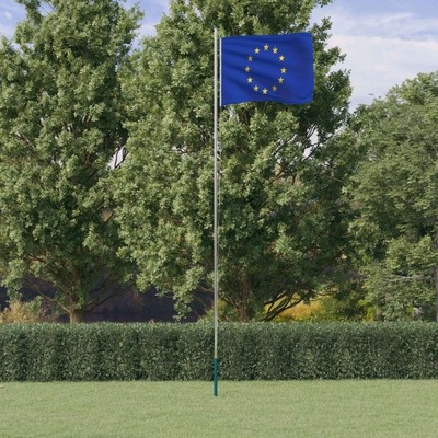 FLAGA UNII EUROPEJSKIEJ Z MASZTEM 6,23M ALUMINIUM