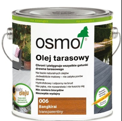 Olej Tarasowy Bangkirai OSMO 2,5L 006