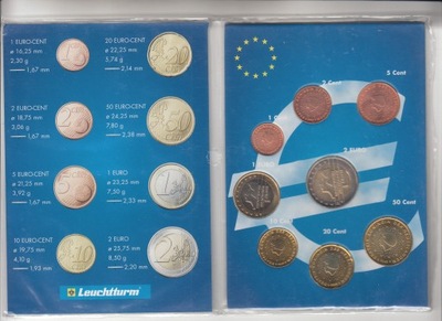 Holandia 2005 - Zestaw euro 8 sztuk -1c-2 euro