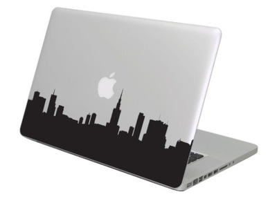 Naklejka na Macbooka Apple Warszawa Panorama