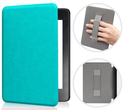 SKÓRZANE ETUI SLIM KINDLE PAPERWHITE 5 NIEBIESKIE