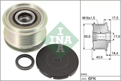 INA 535010510 EMBRAGUE ALT.  