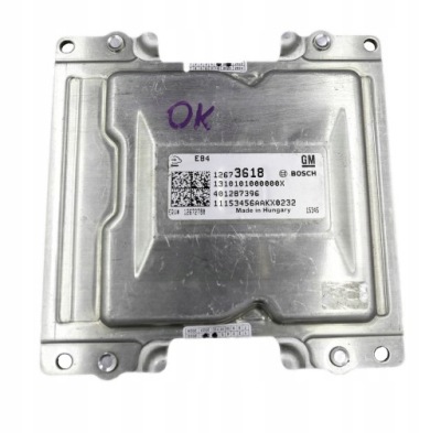 Opel karl 2016 блок управления двигателя 12672780 фото №1