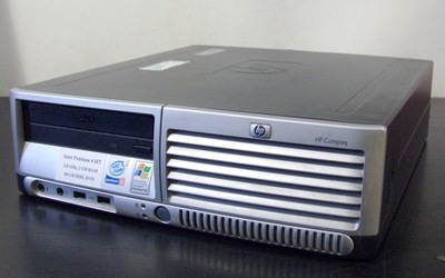 HP DC7100 SFF Pentium 4 2.8GHz 2GB 40GB DVD COM RS232 LPT Windows XP