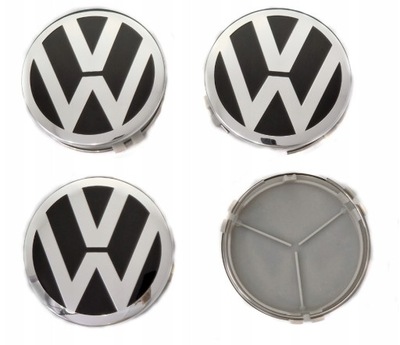 EMBLEMATY TAPACUBOS ZNACZKI KAPSLE VW 75MM  