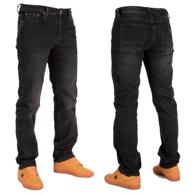 Spodnie męskie jeans W:37 98 CM L:32 czarne