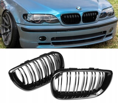 REJILLAS REJILLA DE RADIADOR BMW E46 RESTYLING 01- BERLINA UNIVERSAL M3 LUSTRE  