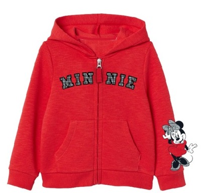 MYSZKA MINNIE MINI Bluza z kapturem roz. 104