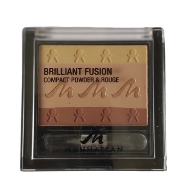 MANHATTAN Brilliant Fusion paleta puder róż cień