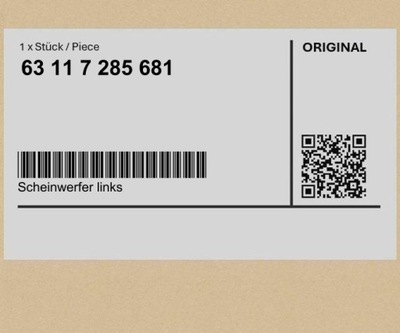 Фара лівий bmw 3 f34 фото №1