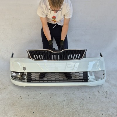 Skoda rapid lift 17-19 бампер перед передний плита фото №1