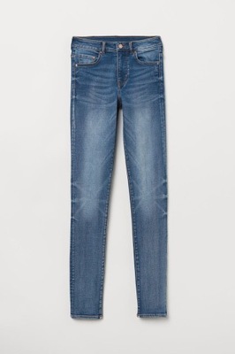 H&M spodnie skinny high jeans 25/30