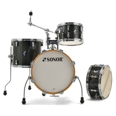 Sonor AQX Jungle Shell Set Black Midnight Sparkle