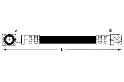 CABLE DE FRENADO FLEXIBLES MINI 00-06 PARTE DELANTERA BREMBO  