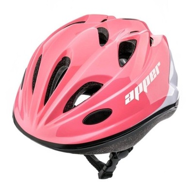 Kask Rowerowy Wentylowany Ochronny Z Regulacją Dla Dziewczynki 52-56 cm