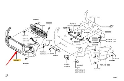 Бампер передний фото №1