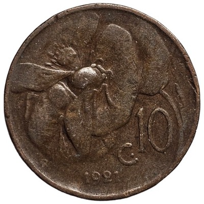 10 centesimi 1921 Włochy