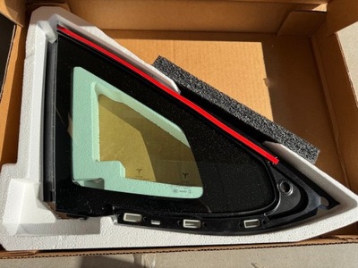 Tesla model s ms plaid стекло кузовная задняя левая оригинал 1600155-00-b фото №1