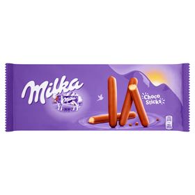 MILKA CHOCO STICKS CIASTKA OBLANE CZEKOLADĄ MLECZN