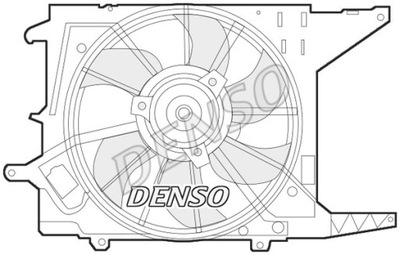 DENSO DER37003 ВЕНТИЛЯТОР, ОХОЛОДЖЕННЯ ДВИГУНА