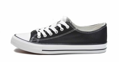 MC2 CZARNE TENISÓWKI TRAMPKI R.44