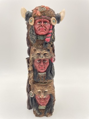 Figurka - Statuetka Słup totemu rdzennych Indian 18cm