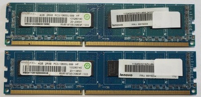 Pamięć RAM Ramaxel 8GB (2x4GB) DDR3 1333MHz - RMR1870EC58E9F-1333