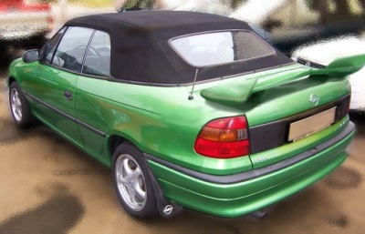 Opel astra f спойлер задний dj-tuning фото №1