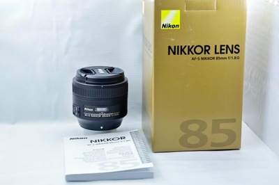 Obiektyw Nikon F Nikkor AF-S 85mm f/1.8G