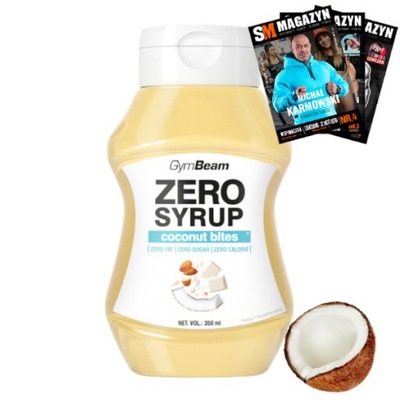 GYMBEAM SYROP ZERO DIETETYCZNY BEZ KALORII 350 ml