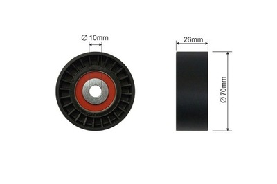 Ролик ремень многоручейковый ford mondeo galaxy smax land rover freelander 2 фото №1