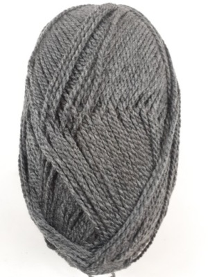 @3533 WŁÓCZKA GRUSZY AKRYL SZARA STALOWA __ 200 g