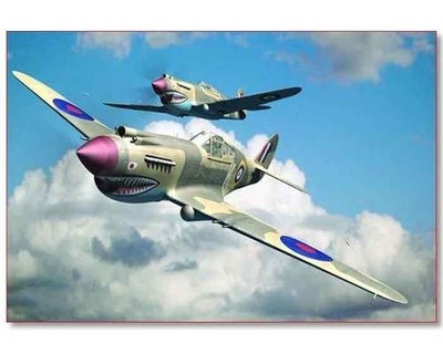 Curtiss P-40B Warhawk (Tomahawk IIA) Trumpeter 02807 1/48
