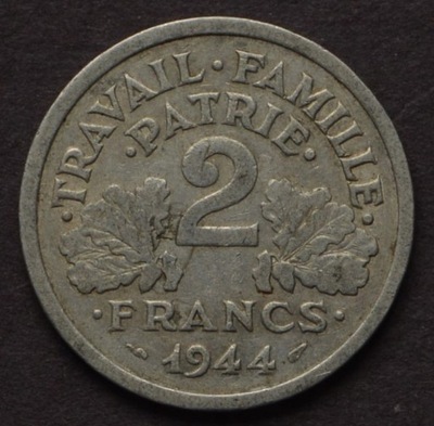 Francja - 2 franki 1944