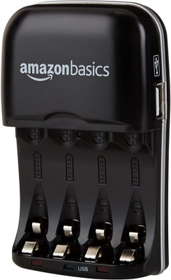 Ładowarka do akumulatorków Amazonbasics USB