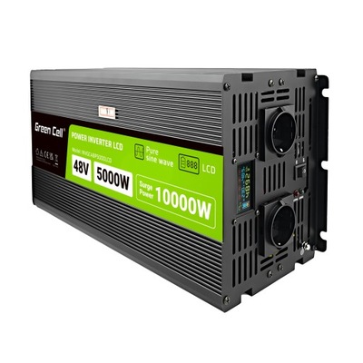 БЛОК РОЗЖИГА НАПРЕЖЕНИЯ АВТОМОБИЛЬНАЯ Z LCD GREEN CELL 48V 5000W \/ 10000W SINUS фото