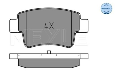 КОЛОДКИ HAM. FIAT T. GRANDE PUNTO/EVO 05- Z ДАТЧИКОМ 0252434917/W MEYLE