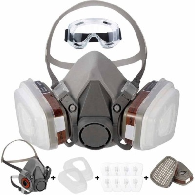 MASKA LAKIERNICZA PÓŁMASKA OCHRONNA PRZECIWPYŁOWA 6200 FILTRY WKŁADY