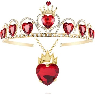 Typ 1 Evie Royal naszyjnik z czerwonym sercem Tiar
