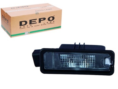 Лампа освещение номерного знака rej. seat leon 1p toledo фото №1